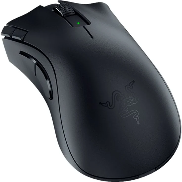 Razer DeathAdder V2 X Hyperspeed Ergonomische Wireless Gaming Maus für PC / Mac - Mechanische Schalter, Hyperspeed Wireless Technologie, Optischer Sensor, Schwarz  (RZ01-04130100-R3G1) – Bild 9