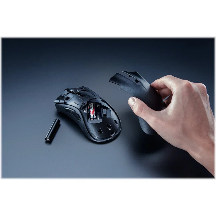 Razer DeathAdder V2 X Hyperspeed Ergonomische Wireless Gaming Maus für PC / Mac - Mechanische Schalter, Hyperspeed Wireless Technologie, Optischer Sensor, Schwarz  (RZ01-04130100-R3G1) – Bild 11