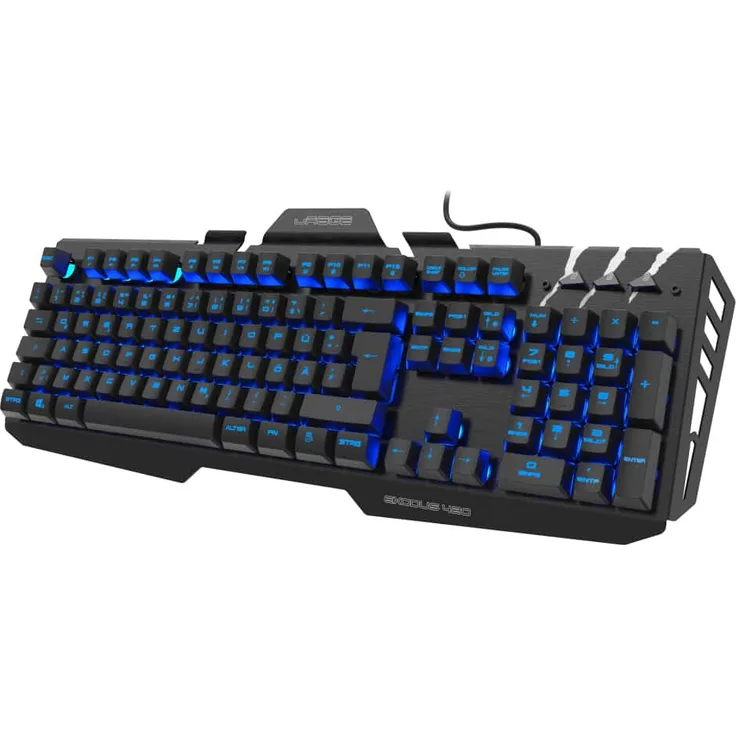 uRage Exodus 420 Metal Tastatur USB QWERTZ Deutsch Schwarz (186028)