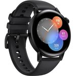Huawei Watch GT 3 Active Edition Smartwatch Unisex, Einheitsgröße, Fluorelastomerarmband, Schwarz