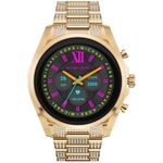 Fossil Gen 6 Smartwatch Damen, 44 mm, Edelstahlgehäuse, Edelstahlarmband, Gold