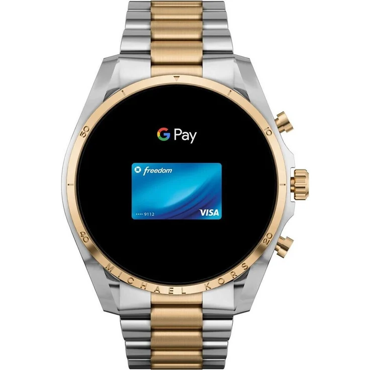 Fossil Gen 6 Smartwatch Unisex, 44 mm, Edelstahlgehäuse, Edelstahlarmband, Silber/Gold – Bild 4