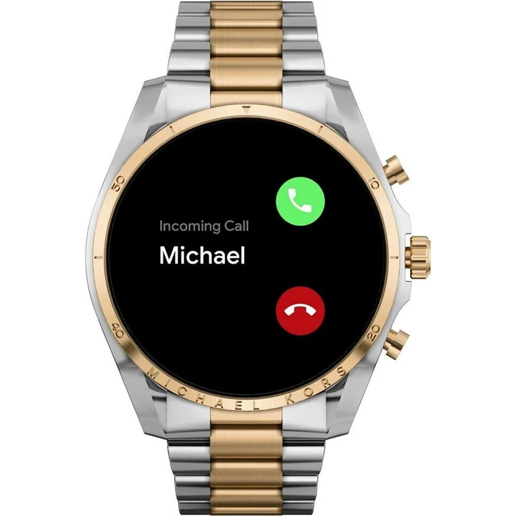 Fossil Gen 6 Smartwatch Unisex, 44 mm, Edelstahlgehäuse, Edelstahlarmband, Silber/Gold – Bild 5