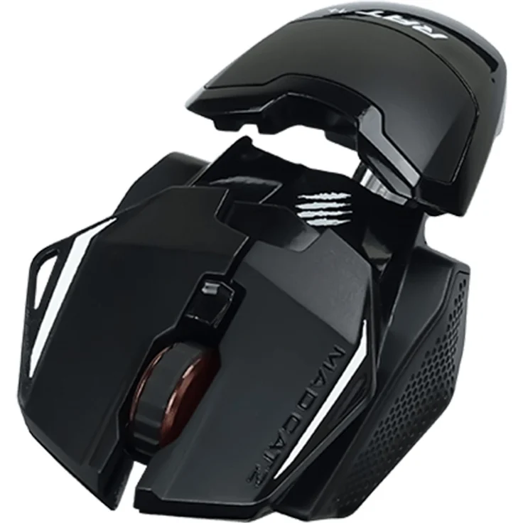 Mad Catz R.A.T. 1+ Maus rechts USB Typ-A Optisch 2000 DPI (MR01MCINBL000-0) – Bild 1