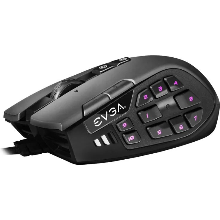 EVGA X15 MMO Maus rechts USB Typ-A Optisch 16000 DPI (904-W1-15BK-K3)