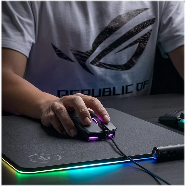 ASUS ROG Strix Impact II Maus Beidhändig USB Typ-A Optisch 6200 DPI (90MP01E0-B0UA00) – Bild 3