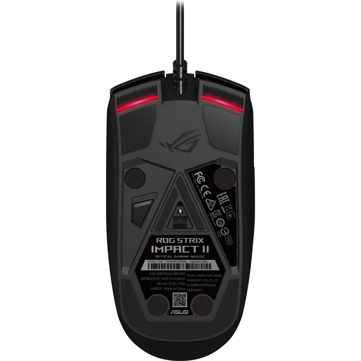 ASUS ROG Strix Impact II Maus Beidhändig USB Typ-A Optisch 6200 DPI (90MP01E0-B0UA00) – Bild 5