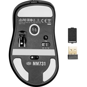 Bild für Cooler Master Peripherals MM731 Maus rechts Bluetooth+USB Type-A Optisch (MM-731-KKOH1)