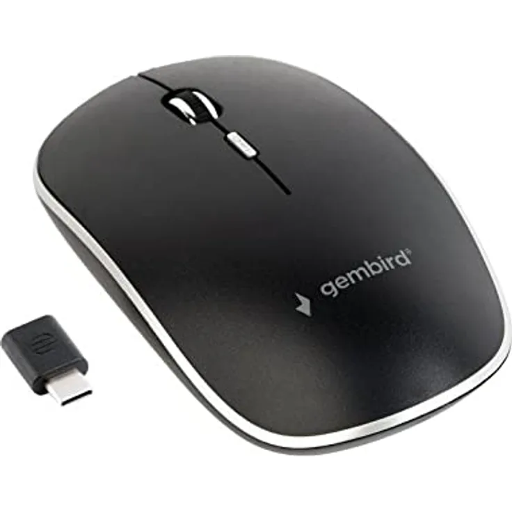 Gembird MUSW-4BSC-01 Maus Beidhändig RF Wireless+USB Type-C Optisch 1600 DPI (4Y51D20850)