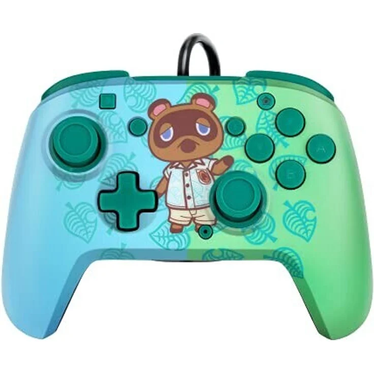 PDP Faceoff Deluxe + Audio Wired Controller Animal Crossing (Switch) (500-134-EU-C5AC-1) – Bild 1