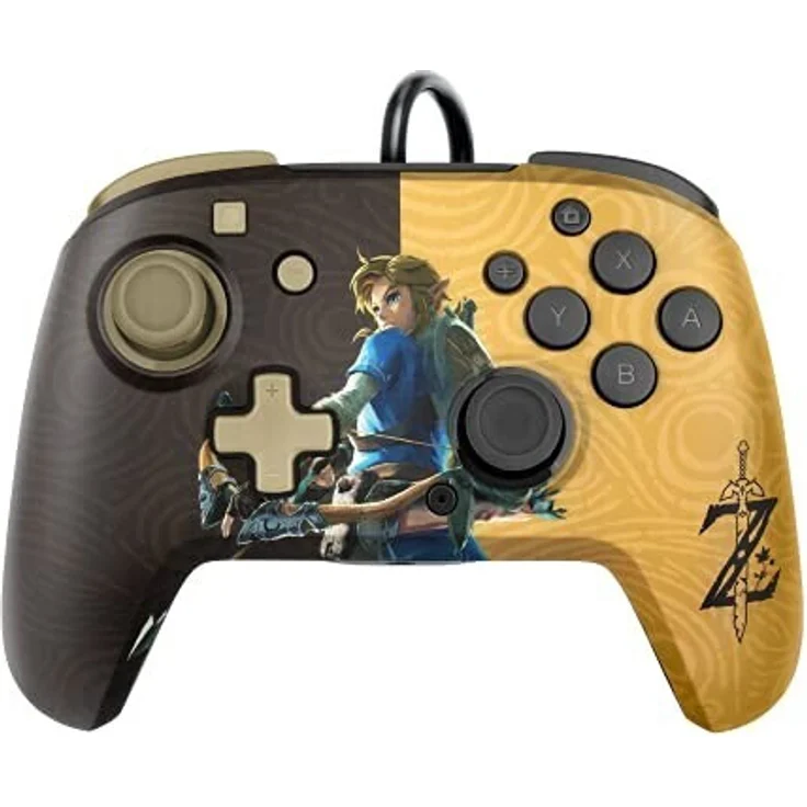 PDP Faceoff Deluxe + Audio Wired Controller Zelda (Switch) (500-134-EU-C6LI-1) – Bild 1