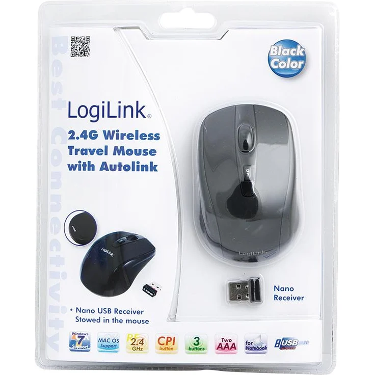 LogiLink ID0031 Maus RF Wireless Optisch 800 DPI (ID0031) – Bild 4