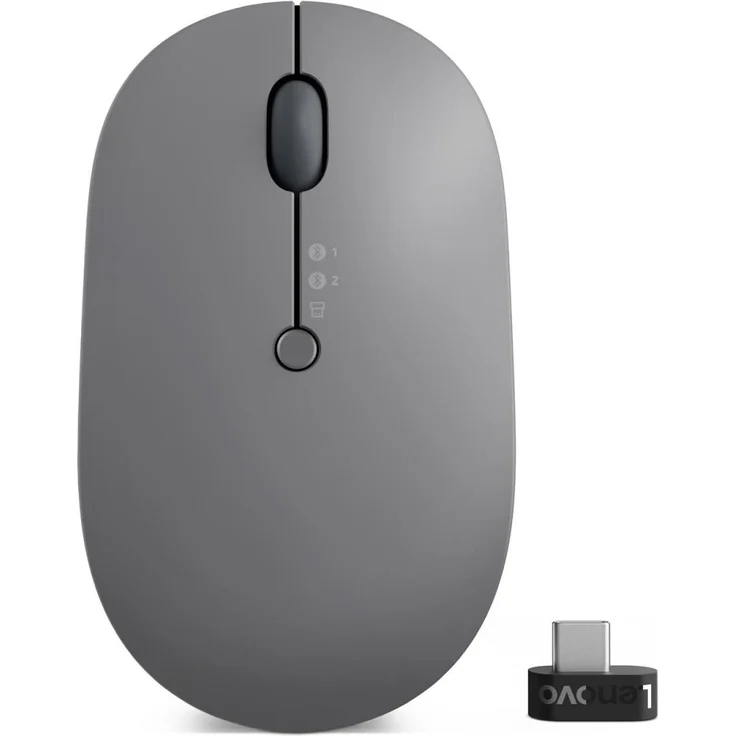 Lenovo Go Multi-Device Maus Beidhändig RF kabellos + Bluetooth Optisch 2400 DPI (4Y51C21217) – Bild 3