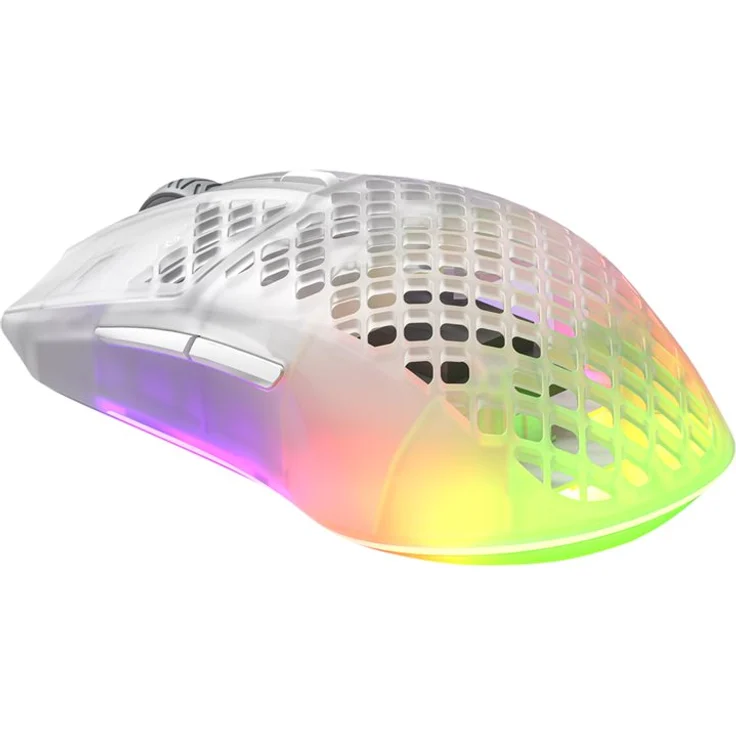 Steelseries Aerox 3 Wireless Ghost Maus rechts RF kabellos + Bluetooth Optisch 18000 DPI (62610) - Preisvergleich – Bild 3