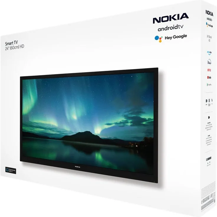 Nokia Smart 2400A 60 cm (24 Zoll) LED Smart TV (HD ready, HDR) HD-Dual-Tuner (Antenne, Kabel) Energieklasse F (DE-Modell) – Bild 6