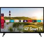 Telefunken XF43K550 108 cm (43 Zoll) LED Smart TV (Full HD, HDR) HD-Dual-Tuner (Antenne, Kabel) Energieklasse E (DE-Modell)