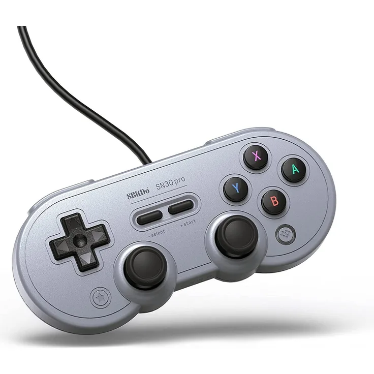 8BitDo SN30 Pro USB PS Gamepad, Grau