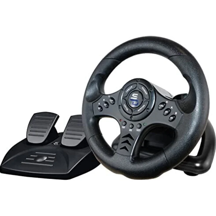 SUBSONIC SV450 Racing Wheel, Schwarz ( Xbox Series, Switch, PS4, Xbox One, PC) – Bild 1