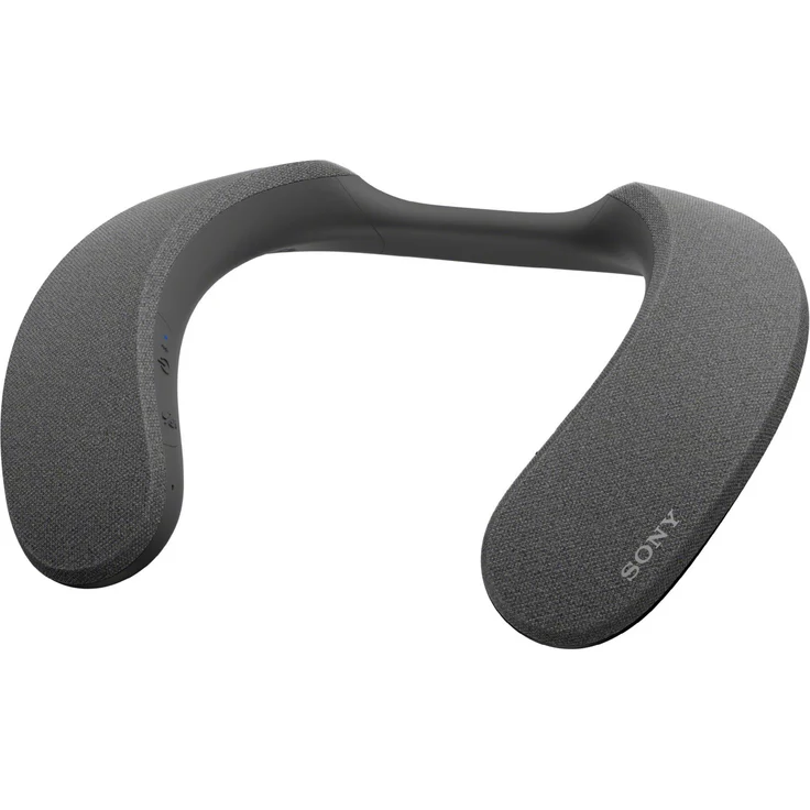 Sony SRS-NS7B Kabelloser Bluetooth-Nackenlautsprecher, spritzwassergeschützt, 360° Sound, grau (2021) – Bild 3