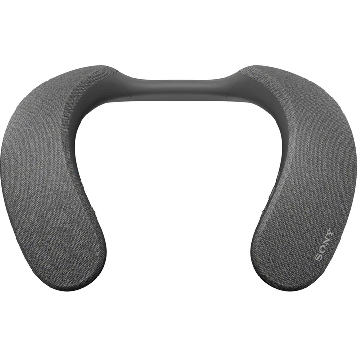 Sony SRS-NS7B Kabelloser Bluetooth-Nackenlautsprecher, spritzwassergeschützt, 360° Sound, grau (2021) – Bild 1