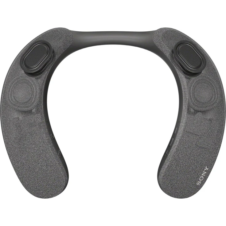 Sony SRS-NS7B Kabelloser Bluetooth-Nackenlautsprecher, spritzwassergeschützt, 360° Sound, grau (2021) – Bild 6