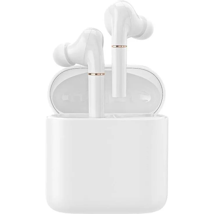 HAYLOU T19 In-Ear-Kopfhörer, Bluetooth, Noise Cancelling, Integriertes Mikrofon, weiß