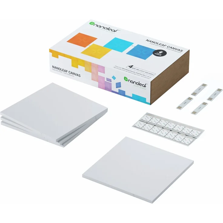 Nanoleaf Canvas Expansion Pack, Erweiterungsset - 4 zusätzliche Panele (NL29-0001SW-4PK) – Bild 3