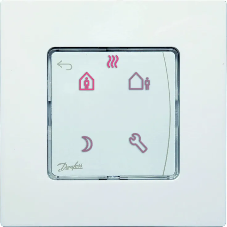 Danfoss 088U1025 Devi Icon Raumthermostat, 230 V, weiß