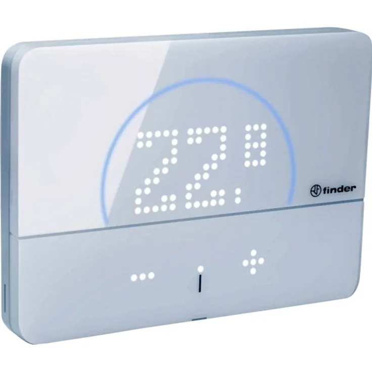 FINDER Digitales Raumthermostat 1C.B1.9.005.0007, 1 Wechsler 5 A/250 V AC, Temperaturbereich 5 - 35 °C