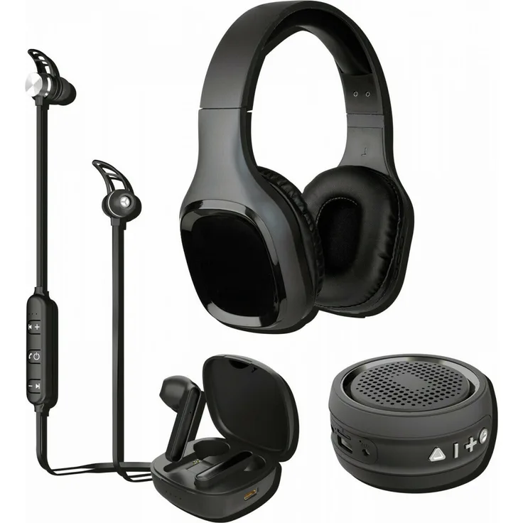 Denver BTC-413, 4in1, Bluetooth Family-Set , schwarz
