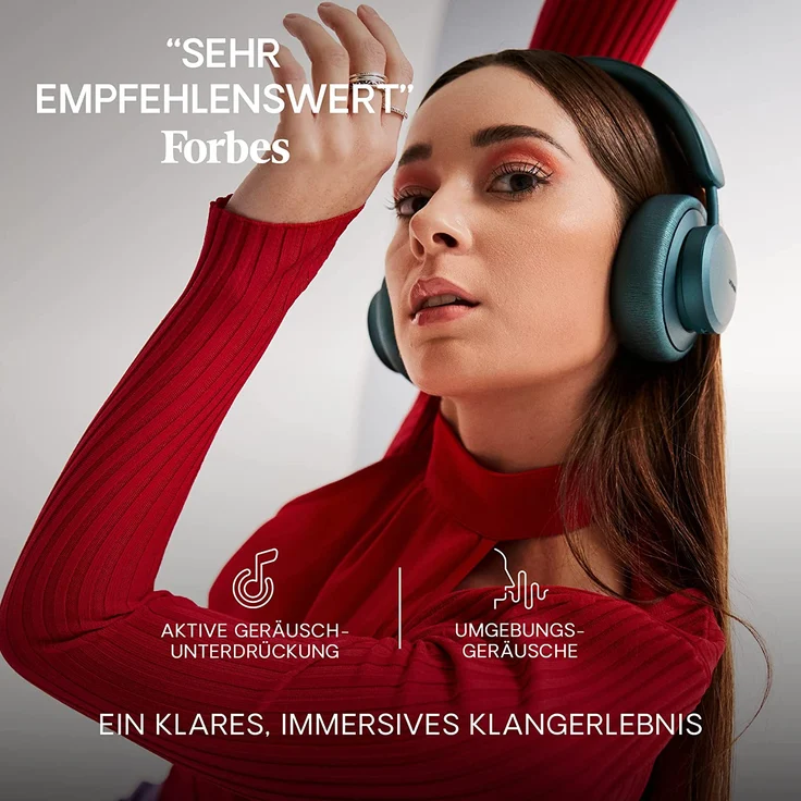 Urbanista Miami ANC Ruby Red, Over-Ear-Kopfhörer, Noise Cancelling, rot – Bild 2