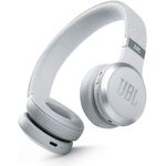 JBL Live 460NC On-Ear-Kopfhörer mit Aktiver Geräuschunterdrückung und Mikrofon, weiß