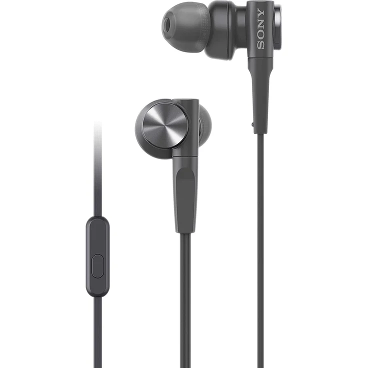 Sony MDR-XB55APB In-Ear-Kopfhörer, schwarz – Bild 1