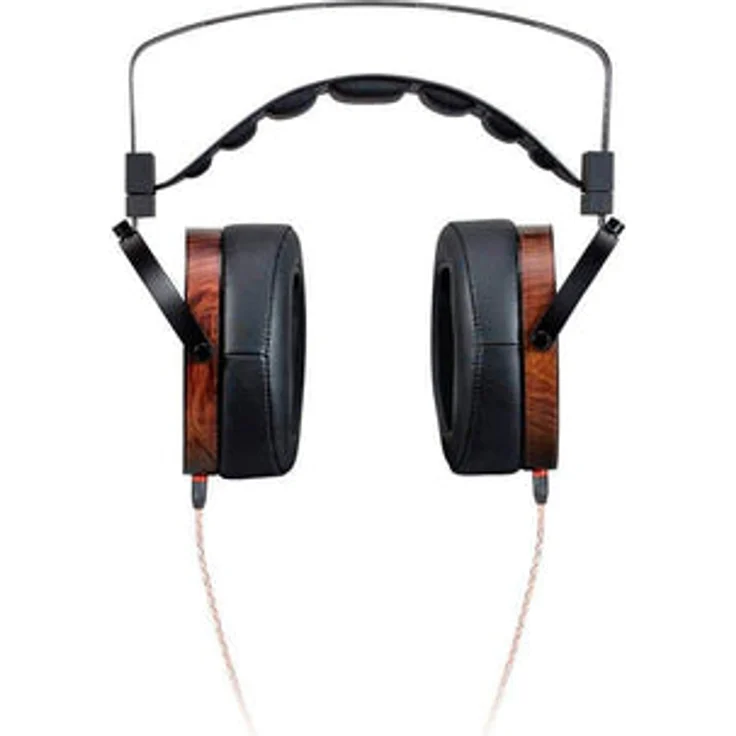 Monoprice Monolith M1060 Over-Ear-Planar-Magnetic-Kopfhörer, mit 106 mm-Treiber, Offenes Design, Komfort-Ohrpolster für Studios/Profis, Schwarz/Holz – Bild 2
