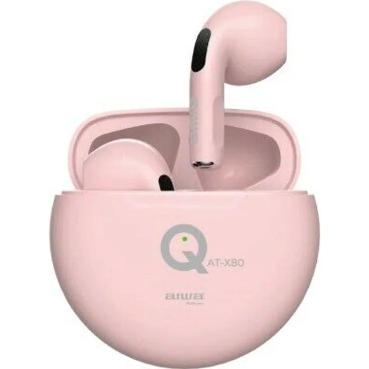 Aiwa AT-X80Q True Wireless In-Ear-Kopfhörer, pink