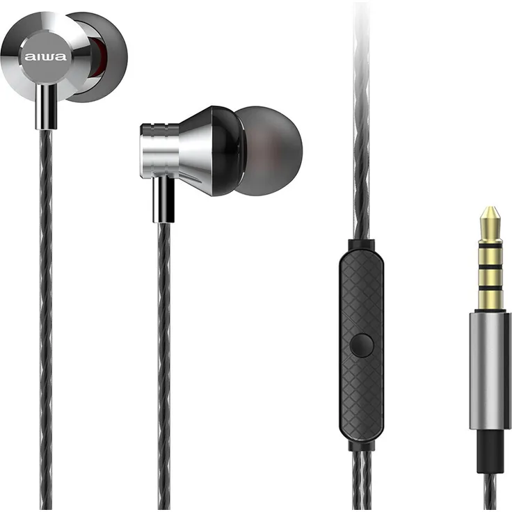  Aiwa Estm-50 Estm-50SL In-Ear-Kopfhörer, schwarz