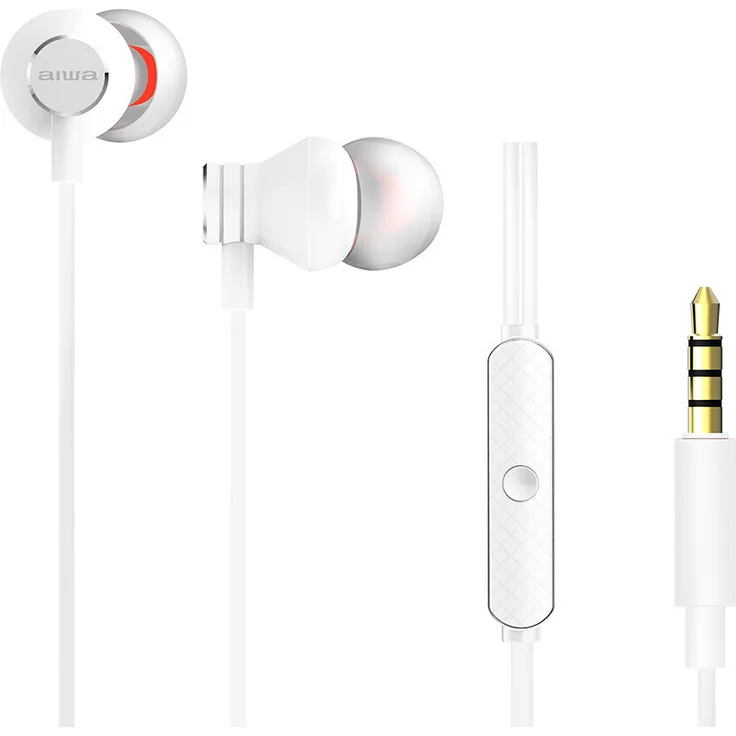 Aiwa ESTM-50WT In-Ear-Kopfhörer s-Music Weiß (ESTM-50WT)