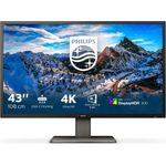 Philips 439P1 - 42,5 Zoll, 4K Ultra HD (3840 x 2160 Pixel), VA, 60 Hz, 4 ms, 400 cd/m², VESA DisplayHDR 400 (439P1)