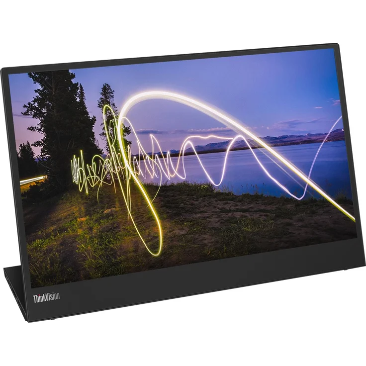 Lenovo ThinkVision M15 - 15,6 Zoll, Full HD (1920 x 1080 Pixel), IPS, 60 Hz, 14 ms, 250 cd/m² (62CAUAT1WL) – Bild 2
