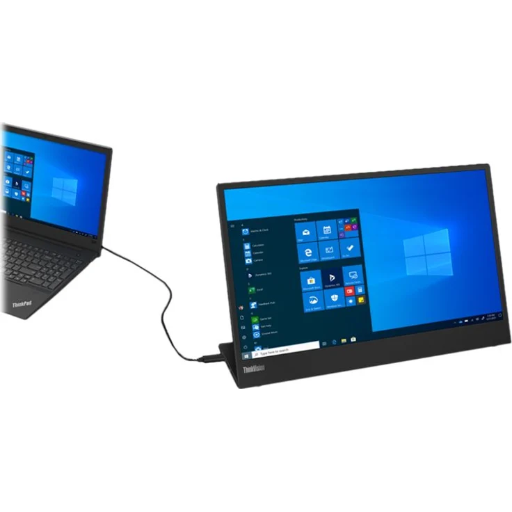 Lenovo ThinkVision M15 - 15,6 Zoll, Full HD (1920 x 1080 Pixel), IPS, 60 Hz, 14 ms, 250 cd/m² (62CAUAT1WL) – Bild 7