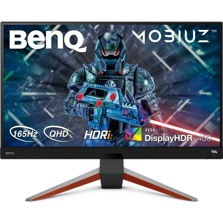 BenQ Mobiuz EX2710Q - 27 Zoll, Quad HD (2560 x 1440 Pixel), IPS, 165 Hz, 1 ms, 400 cd/m², VESA DisplayHDR 400, HDR10 (9H.LK4LA.TBE) – Bild 1