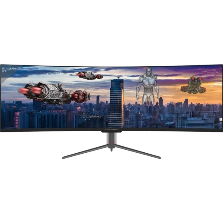 LC-Power LC-M49-DQHD-120-C-Q - 49 Zoll, UltraWide Quad HD (5120 x 1440 Pixel), VA, 120 Hz, 6 ms, 400 cd/m² (LC-M49-DQHD-120-C-Q)