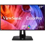 VIEWSONIC VP2768a-4K - 27 Zoll, 4K Ultra HD (3840 x 2160 Pixel), IPS, 60 Hz, 6 ms, 350 cd/m² (VP2768A-4K)