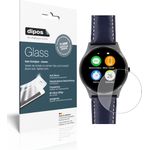 dipos 2x Panzerfolie klar kompatibel mit Uhr 32.5 mm Durchmesser Schutzfolie 9H Displayschutz-Folie