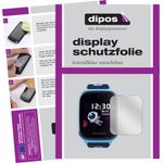 dipos Schutzfolie kompatibel mit xplora x4 Displayschutz-Folie klar (kleiner als das Glas, da dieses gewölbt ist)