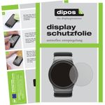 dipos 2x Schutzfolie matt kompatibel mit 41 mm Durchmesser Uhr Folie Displayschutzfolie