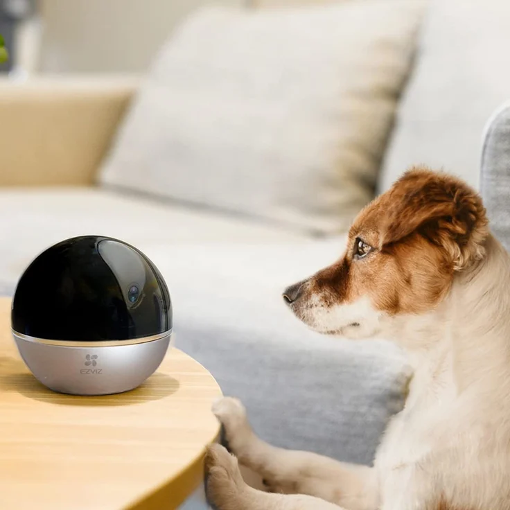 Ezviz C6W ezvc6w 2K+ Überwachungskamera, WLAN IP Kamera mit KI Personenerkennung, Auto Zoom Tracking und Zwei Wege Audio, schwenkbare und neigbare 4 MP Sicherheitskamera für den Innenbereich, schwarz, silber – Bild 8