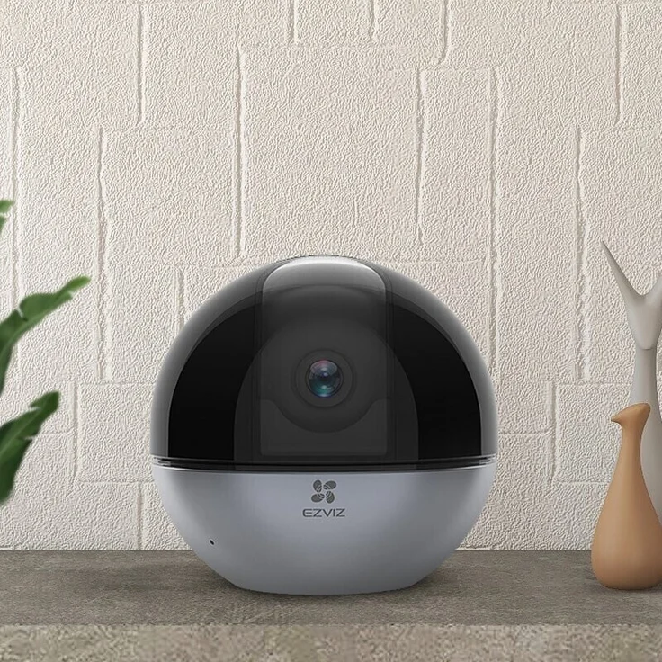 Ezviz C6W ezvc6w 2K+ Überwachungskamera, WLAN IP Kamera mit KI Personenerkennung, Auto Zoom Tracking und Zwei Wege Audio, schwenkbare und neigbare 4 MP Sicherheitskamera für den Innenbereich, schwarz, silber – Bild 7