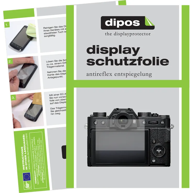 dipos 6x Schutzfolie matt kompatibel mit Fujifilm x-T20 Folie Displayschutzfolie