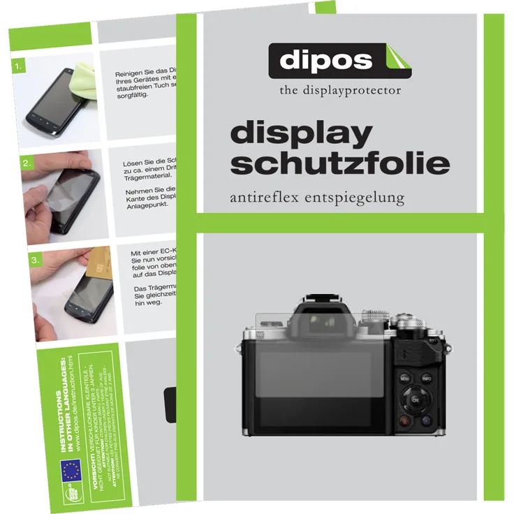 dipos 6x Schutzfolie matt kompatibel mit Olympus OM-D E-M10 Mark II Folie Displayschutzfolie